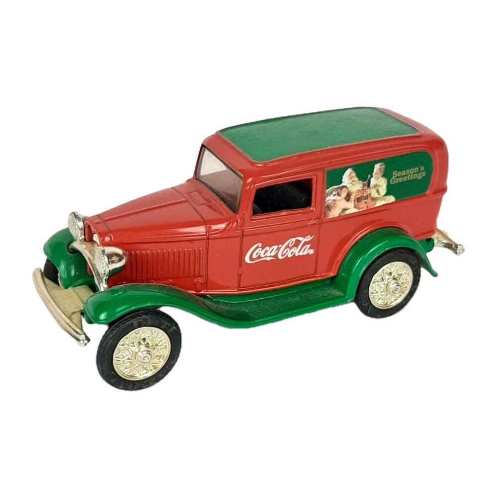 Vintage ERTL Coca Cola 1932 Ford Panel Delivery Truck Car Toy Diecast Holidays